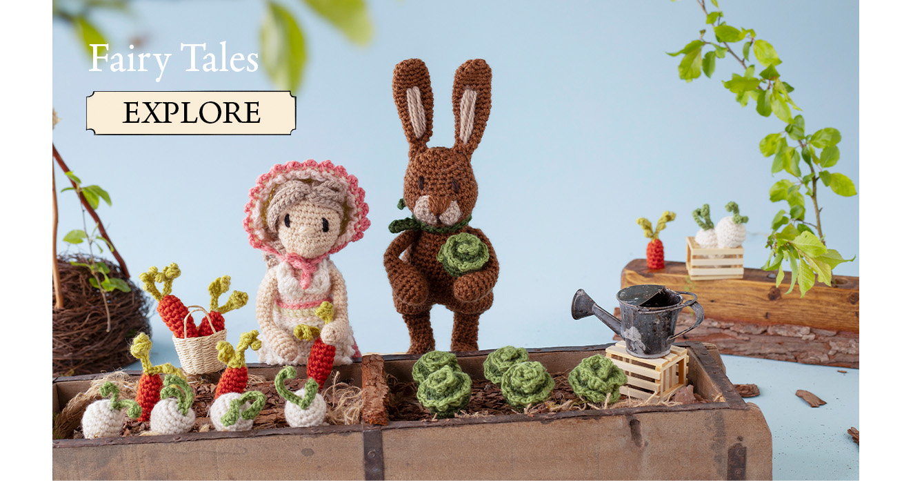 Fairy Tales crochet patterns hares bride TOFT